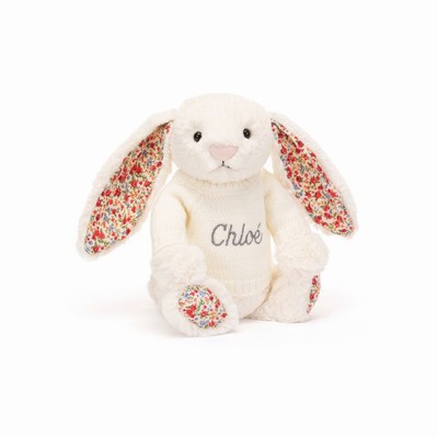 Jellycat Blossom Cream Conejo with Cream Jumper | JMRX-36874